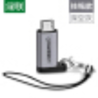 绿联 Type-C转Micro USB转接头 USB-C数据线充电线安卓转换器头 通用50590深灰色
