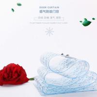 pvc塑料透明空调门帘夏季防蚊冷气隔断帘镂空软门帘87X200cm