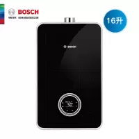 博世 BOSCH 燃气热水器 新升级水量伺服器 双卫沐浴多彩定制玻璃面板 天然气热水器 Therm 6800 F Bla