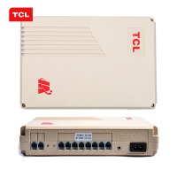 TCL电话交换机集团程控电话机交换机2进8出来电显示三方通话固定有绳电话座机交换机208BK2次来显TCL电话交换机集团