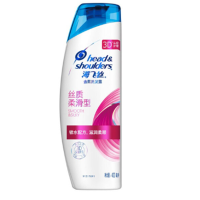 海飞丝洗发水 去屑洗发露丝质柔滑型 (持久去屑止痒清爽柔顺 男女通用) 400ml