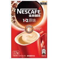 雀巢（Nestle）12361489咖啡 微研磨速溶 1+2 原味 冲调饮品整箱装 48（7×15g）