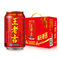 王老吉凉茶310ml*12罐礼盒装 草本凉茶植物清凉饮料(100箱起订)