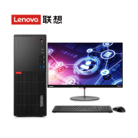 联想(Lenovo)thinkcentre E76X商用台式电脑套机(I5-9400/8G/1T/21.5英寸显示器)