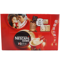 雀巢 NESCAFE 1+2原味即溶咖啡饮品720g(48条x15g)盒装可冲48杯