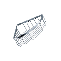 聚源 单层沐浴篮 浴巾架 5511卫生间浴室五金挂件 转角网篮 皂液篮