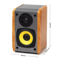 漫步者（EDIFIER） R1000TC北美2.0声道电脑音箱有源桌面音响低音炮 木纹色