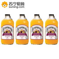 宾得宝 含气水果饮料宾得宝含气百香果汁饮料375ml*4瓶 LY