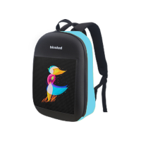 多功能充电发光帆布耐磨双肩led背包