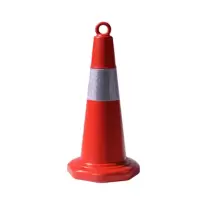 塑料反光方形路锥警示隔离墩道路桩雪糕筒障碍物禁止停车请勿泊车 普通方锥65*28*28