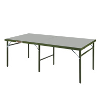 丛林狐 多功能折叠餐桌 椅便携式手提桌椅 绿色户外餐桌钢质桌子 336952