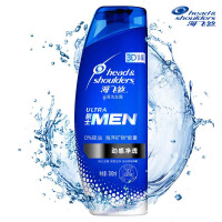 海飞丝(Head & Shoulders) 5407 男士去屑洗发露 劲感净透型 380ML/瓶