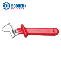 宝合BOOHER 浸塑型绝缘活扳手6"