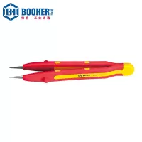 宝合Booher0231135双色绝缘针尖无齿镊子134mm