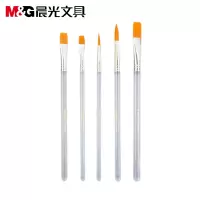 晨光 ABH97866印花组合画刷 5支装学生绘画颜料笔排笔水粉水彩笔