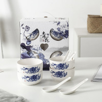 青花瓷四碗勺套装 48套/箱起购