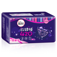 高洁丝丝薄夜用卫生巾 420 7片装