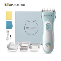 小熊(Bear)婴儿理发器 低噪静音防水剃头器 成人可用充电式儿童理发器 宝宝电推剪子 LFQ-A02E1(XF)