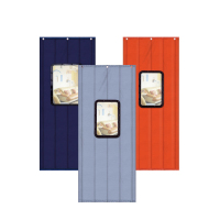 军拓 棉门帘2300×1000mm开窗