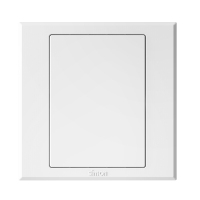 simon 西蒙 开关插座面板 E3系列雅白色 空白面板出线面板
