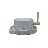 小石磨 家用磨盘老石磨青石石磨 家用迷你豆浆机