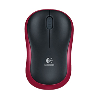 罗技(Logitech)M186无线鼠标 红色×10个装-B2B