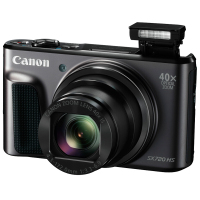 佳能(Canon)SX720 数码相机 黑色(2030万像素 40倍光变 24mm超广角)