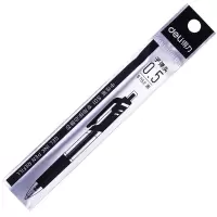 得力文具S782按动式中性笔黑色替芯0.5mm