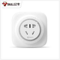 公牛(BULL)GND-2 10A机械式D-2[3脚插头 可循环] 定时器开关插座智能自动断电 按个销售(H)