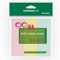 三木(SUNWOOD)96633 多彩QQ贴 76*25mm 彩色组合(5包).NX