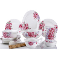 爱依瑞斯 35头餐具套装花韵倾城AS-D3501H 单套装