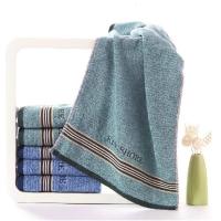 金号缎档绣花男士纯棉毛巾34*78cm A060H