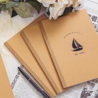 齐心笔记本子牛皮纸梦幻系列无线装订本简约加厚练习本记事本大学生抄软抄本学生商务办公 CWA580-5A580张