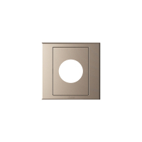 simon 西蒙 开关插座空白面板 E3系列香槟金色 穿孔墙壁进出线面板