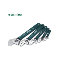 世达(SATA) 活口扳手多功能活口扳手开口扳手 五金工具 沾塑欧式8吋