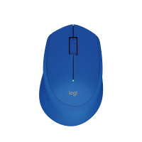 罗技(Logitech)M280无线鼠标 蓝色×10个装-B2B