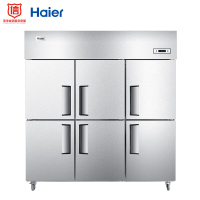 海尔 Haier 1305升商用不锈钢六门厨房冰箱
