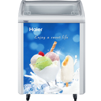 海尔(Haier)112升大容积卧式冰柜