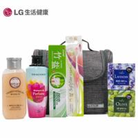 韩国LG洗护套装悦享臻礼B 牙膏香皂沐浴露滋润清香型LG-1