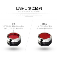 按钮开关 LA38-11自复式 红色 4个起订