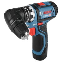 博世（BOSCH）GSR 12V-15 FC锂电充电式起子机/电钻 四夹头可换螺丝批手电钻（两块电池）（单位：个）