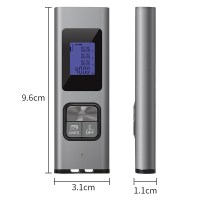 得力工具红外线测量仪小型测距仪高精度手持迷你激光尺测距仪电子