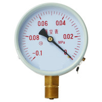 真空压力表真空泵负压表正负压力气泵 -0.1-0mpa(14*1.5螺纹)
