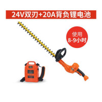 充电式锂电动绿篱修剪机园林绿化剪茶机茶叶灌木剪树球修枝机 24V单刃+20安//
