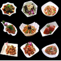 金穗慧采 陶瓷不规则盘子 酒店异形餐具盘子 单个价