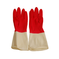 康宝双色耐用乳胶手套 L号/300mm