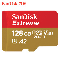 闪迪 (SanDisk) 行车记录仪内存卡 高速存储卡 128内存卡 160M/s A2级 2个装
