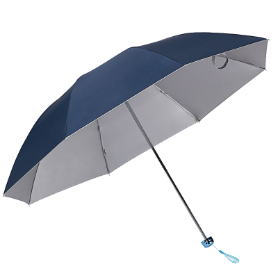 天堂 336T 晴雨三折伞银胶高密聚酯雨伞 (把)