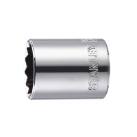 史丹利 86-551-1-22 12.5MM系列 公制12角标准套筒19mm 按个销售(H)
