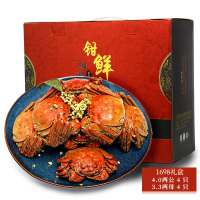 YGW 阳澄股份钳鲜生阳澄湖大闸蟹1698(精品礼盒)